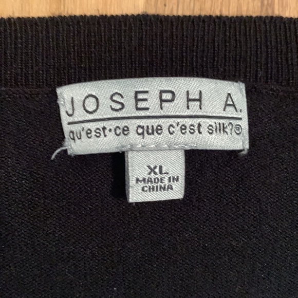 𝅺joseph A Striped Sweater 3/4 Length Sleeve Tan/Black and Orange Women’s XL - Picture 4 of 11